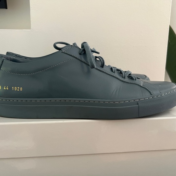 Common Projects Blue Minimalist Sneakers - Picture 6 of 13